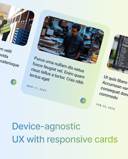 EET design system component showcase, part four
